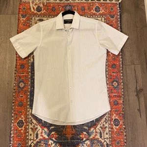 Top Man slim-fit short sleeve button down
